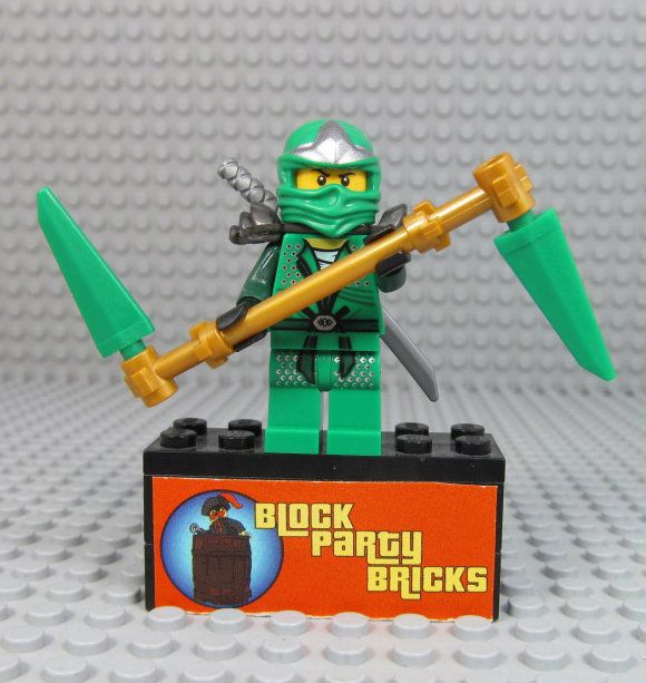 Détails sur Lego Ninjago Lloyd ZX Minifigure + Weapons *NEW* Green 