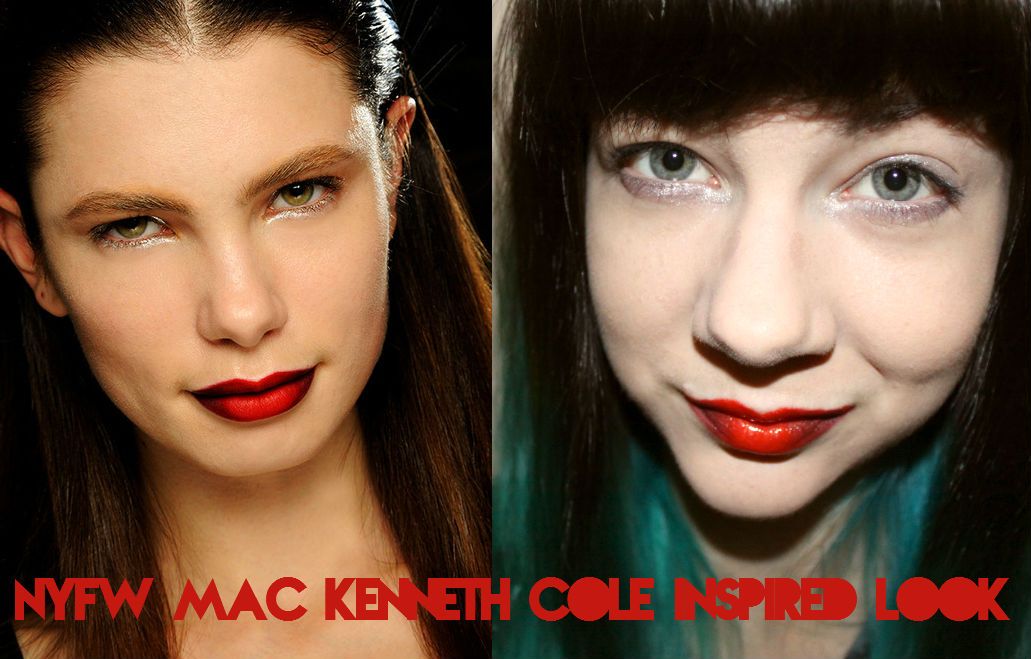 mac cosmetics lipstick red lip ombre lip tutorial beauty make up look new york fashion week kenneth cole a/w13 2013