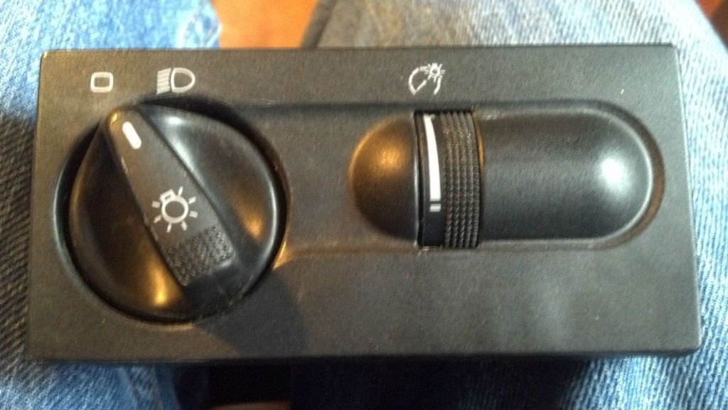 RedLit NONfogs Headlight Switch VW Vortex Volkswagen Forum