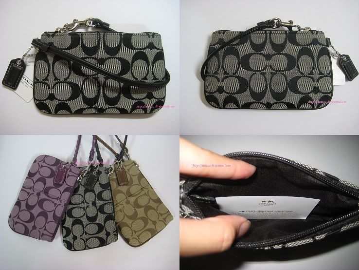 latest coach wristlets