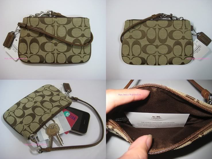 coach wristlets prices