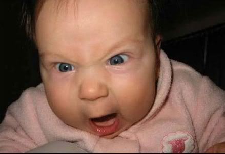 angry baby