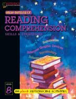 Reading Comprehension Skills & Strategies Level 8