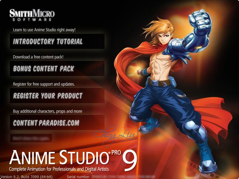 Smith Micro Anime Studio Pro 9 2 (32 - 64 bit) [ChingLiu] torrent preview 0