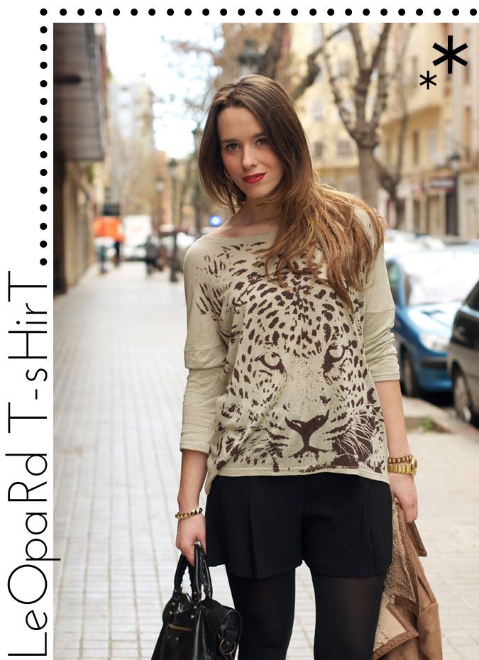 A.C.D: leopard T-shirt-3213-macarenagea