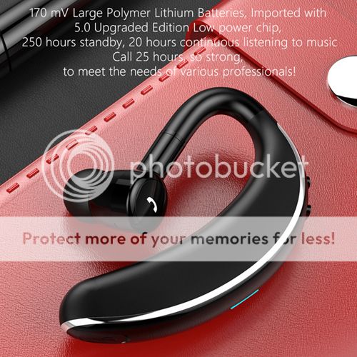 5.0 Bluetooth Headset Wireless Headphone Universal For iPhone XR XS 8 7