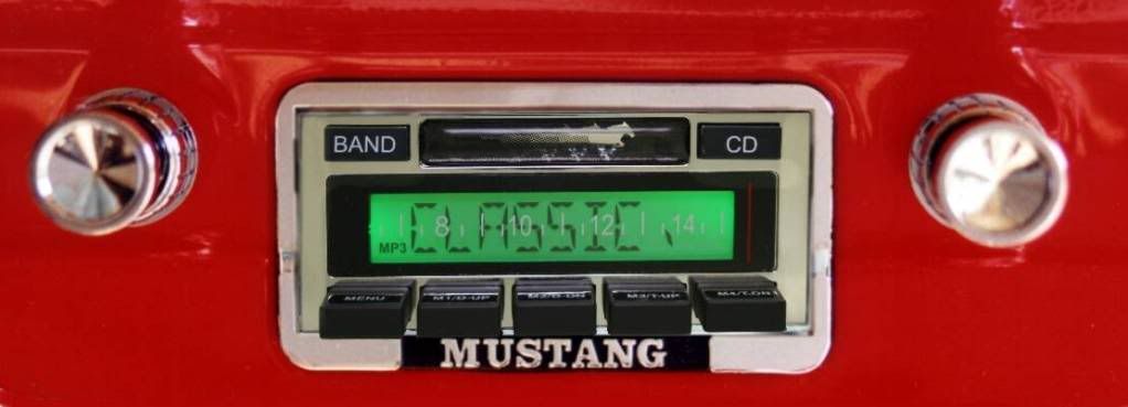 Stereo Radio 1965 65 Ford Mustang Custom Autosound USA 630 & CD 