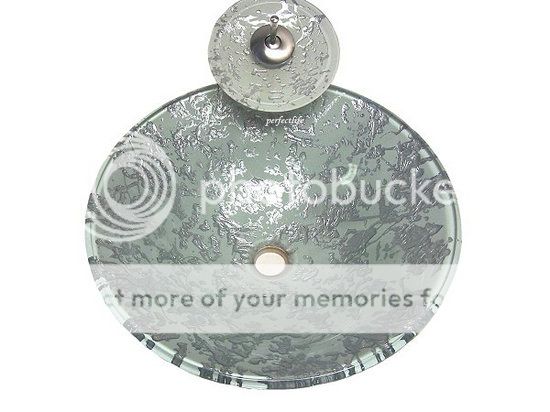 hand paint color washbasin tempered glass sink wi