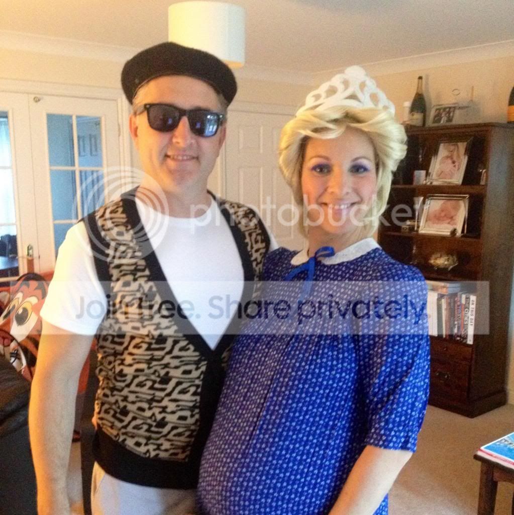 Fancy dress bump - me as princess Dianna circa 1980! - BabyCentre