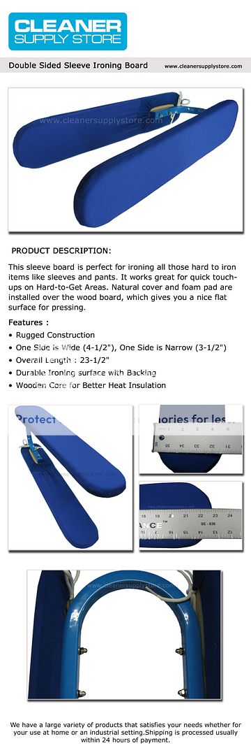 Double Sided Sleeve Ironing Board  