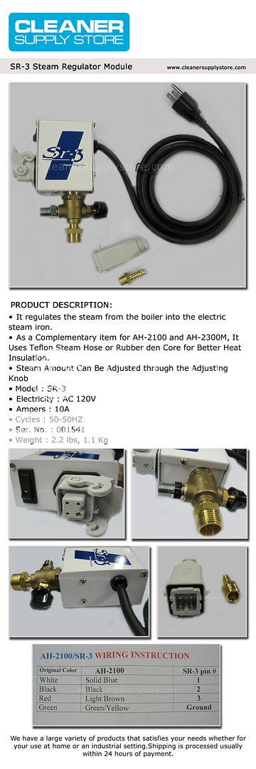 Industrial Steam Iron Steam Regulator Module  