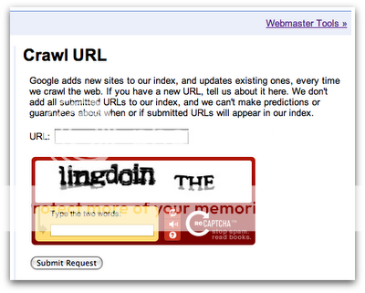 Crawl URL screenshot