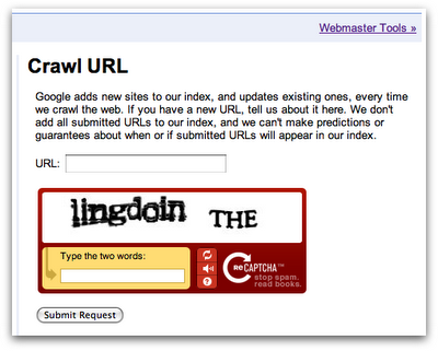 Crawl URL screenshot