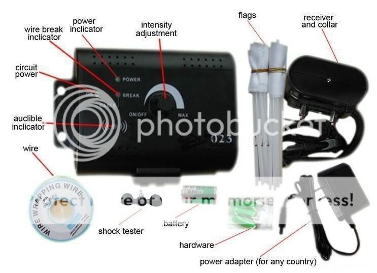 contact points 20 training flags 1 test bulb 4 screws 1 user s manual