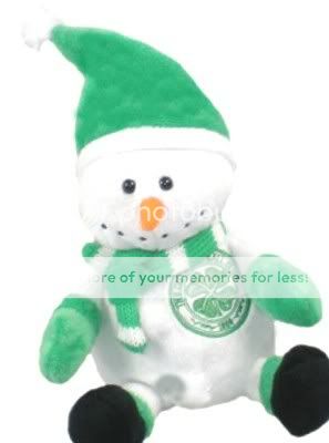 Glasgow Celtic Football Club Snowman Teddy Bear