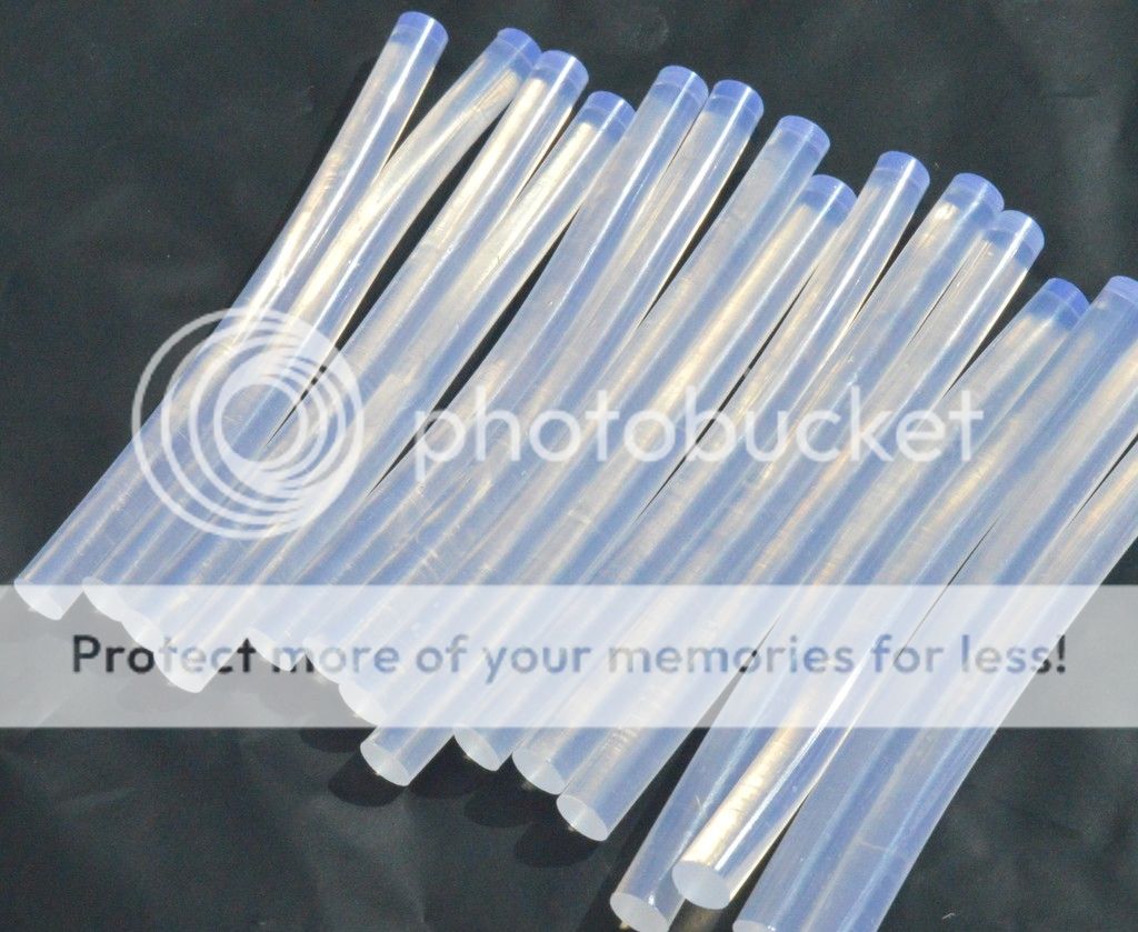 30 Glue Gun Sticks 200mm x 7mm EXTRA LONG Mini Clear Glue Sticks Hot